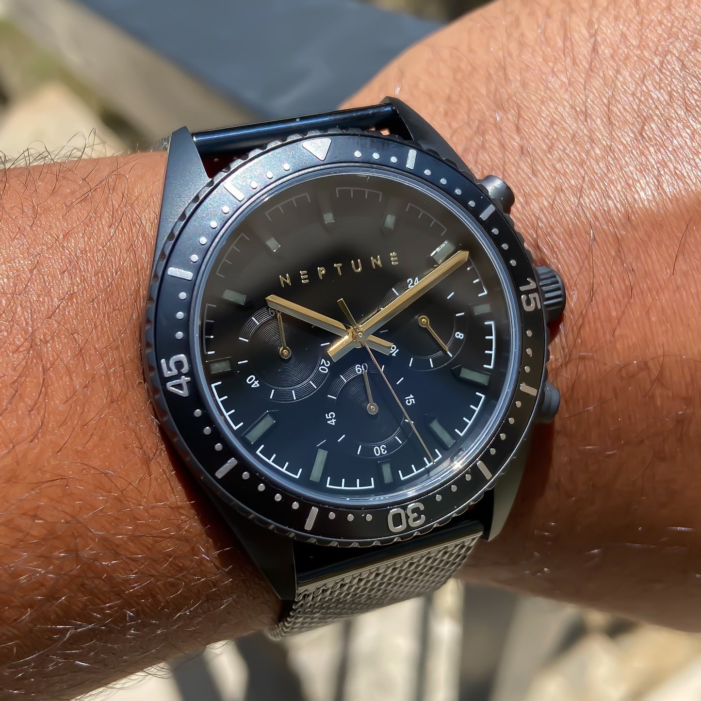 neptune midnight - 42mm